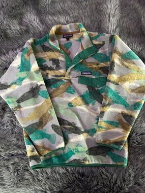 Patagonia Synchilla Fish Pattern XXS Fleece